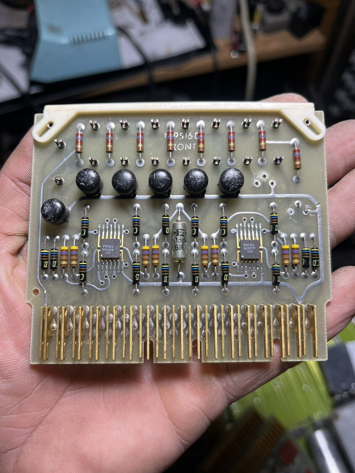 Vintage Pcb Germanium Transistor Gold Pins