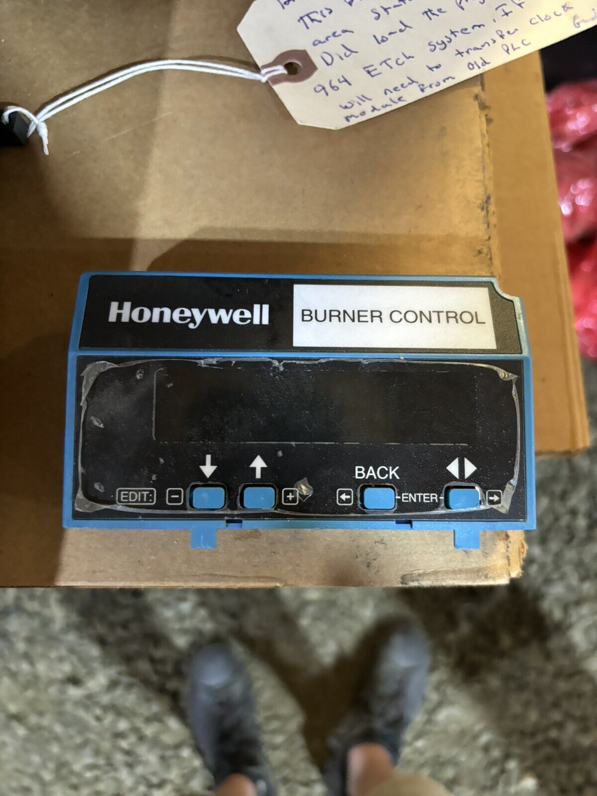 Honeywell S7800A 1001 Burner Keyboard Display Module S7800A1001  USED