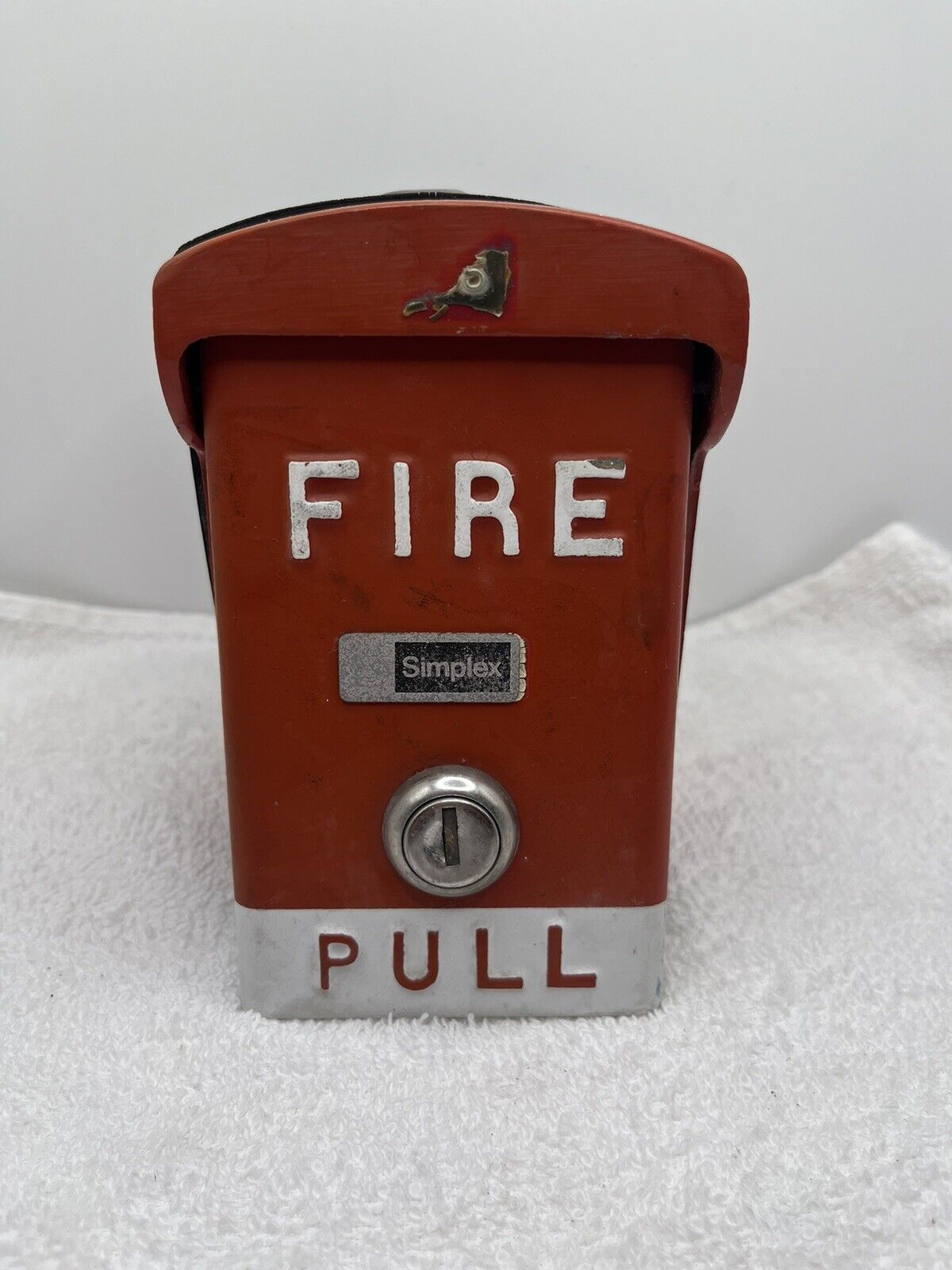 vintage simplex fire alarm pull station