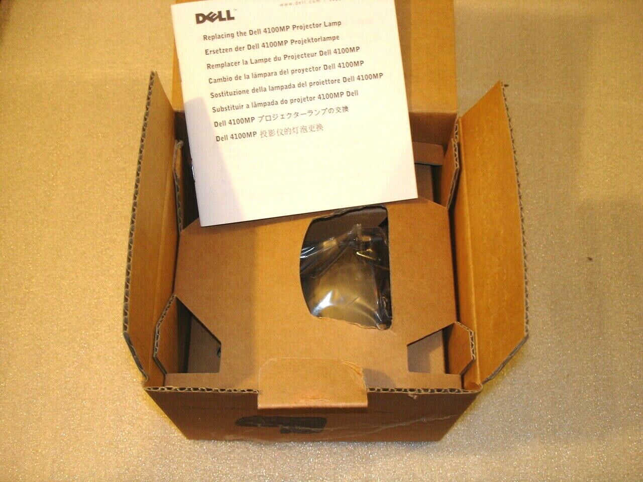 Dell 4100MP Audio Video Computer Projector OEM Lamp Part No: DP/N OP3310