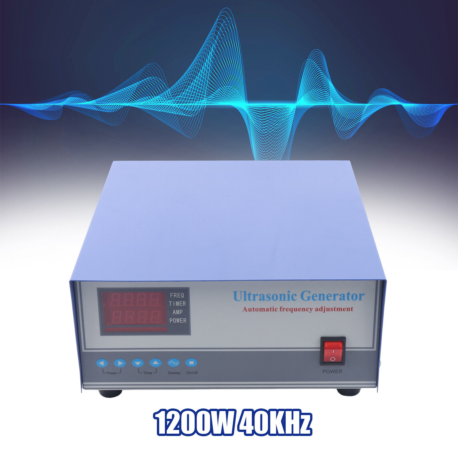 1200W Ultrasonic Transducer Driver 40K Ultrasonic Generator F/ Industry Cleaning