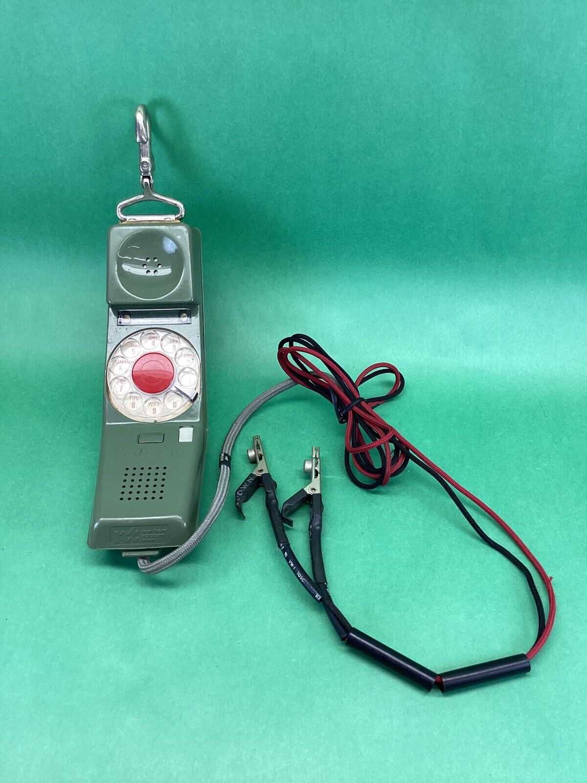 Northern Telecom RD1967 Rotary Dial Telephone Lineman\'s Butt Set Test Phone