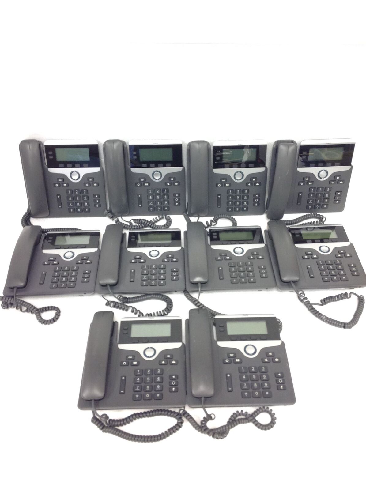 10x CISCO CP-7821 VOIP IP Business Telephone w/Handset WORKING 