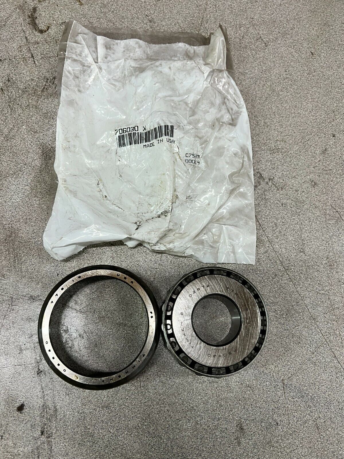 NEW NO BOX TIMKEN 706030X BEARING WITH RACE 02872 02820