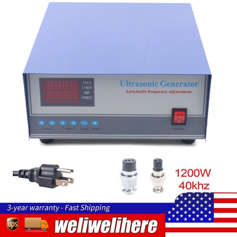 Digital Ultrasonic Generator Transducer Driver For Industry Cleaning 1200W 40KHZ