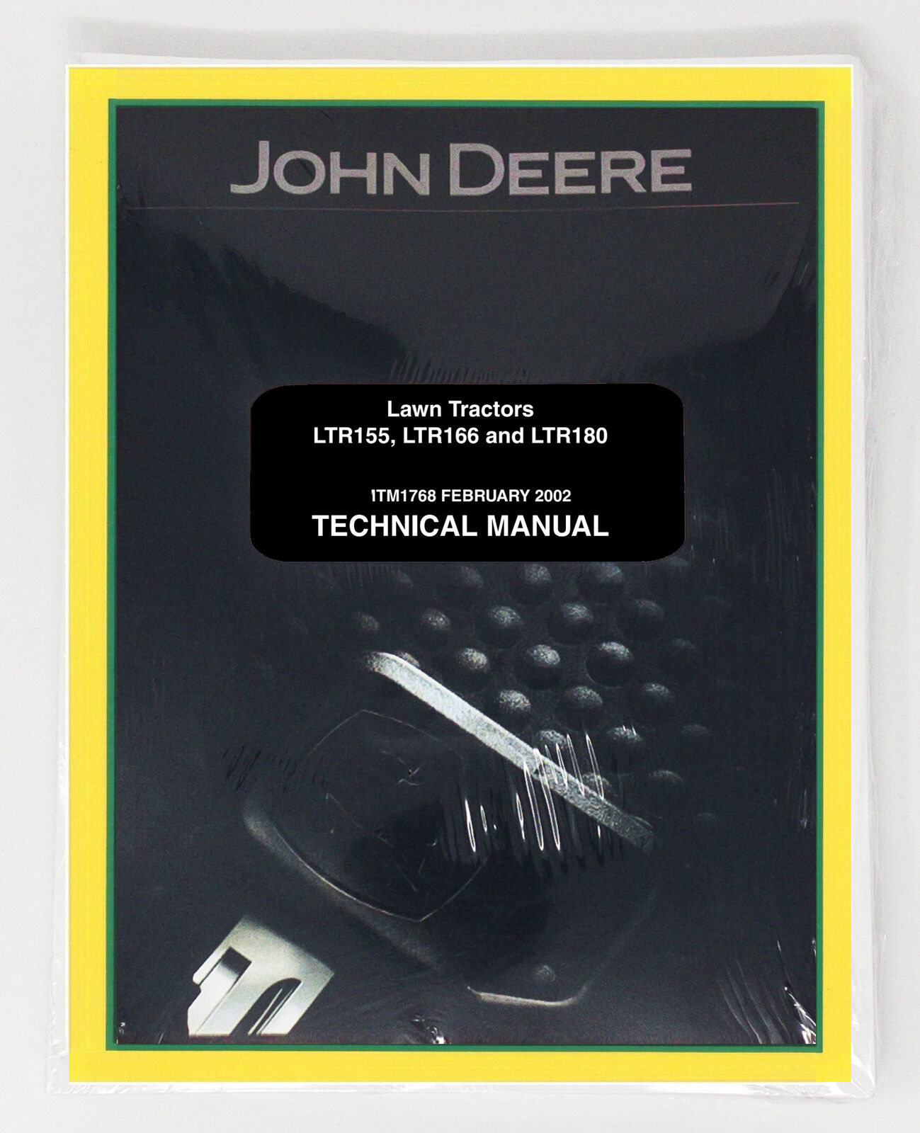 John Deere LTR155, LTR166, LTR180 Lawn Tractor Technical Service Manual - TM1768