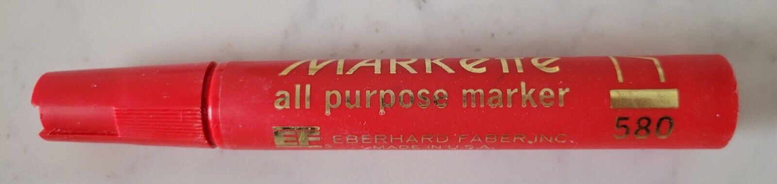 Vintage  Eberhard Faber MARKette All Purpose Marker #580 Red