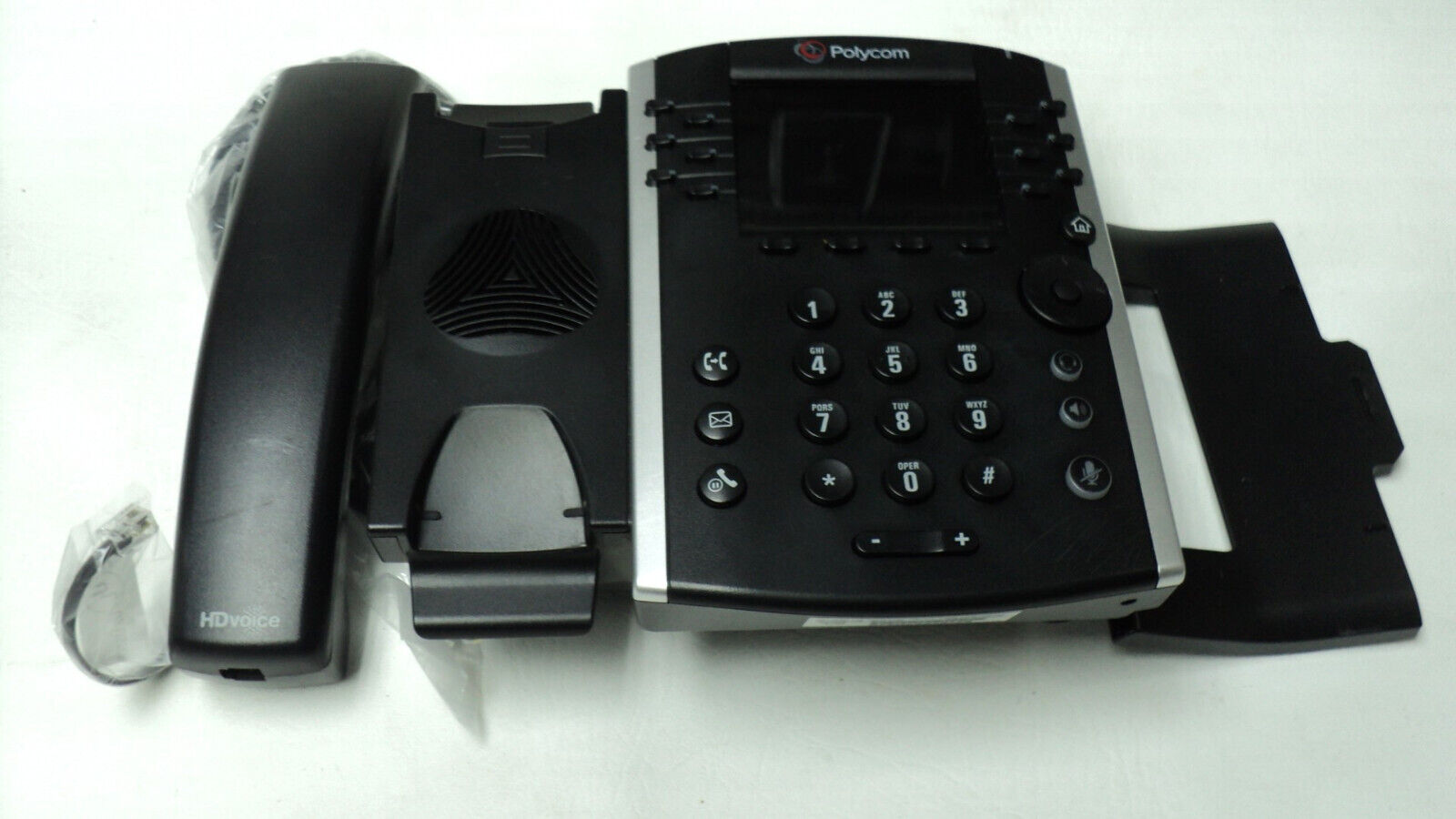 Polycom VVX 411 VoIP IP Phone & Stand Warranty Reset VVX411 2201-48450-001