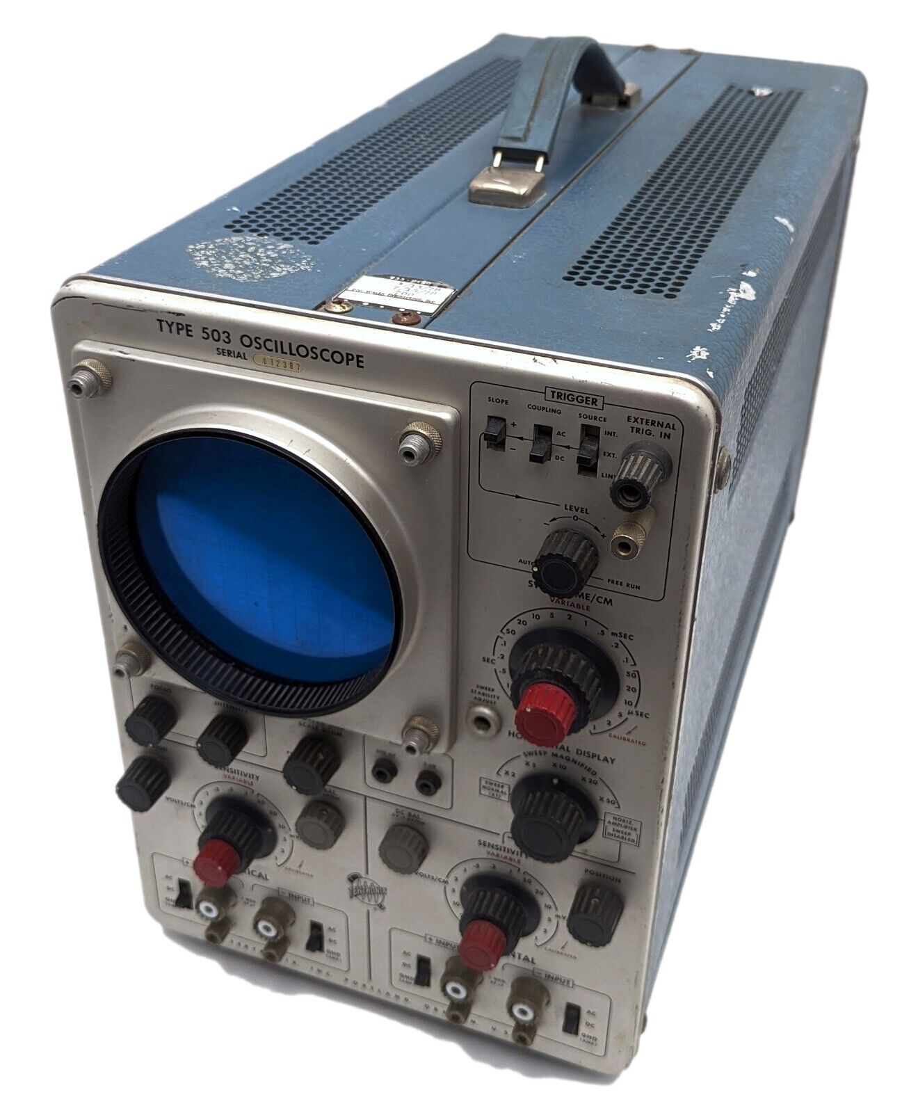 VTG Tektronix Type 503 450kHz Differential Input Analog Oscilloscope - No Power