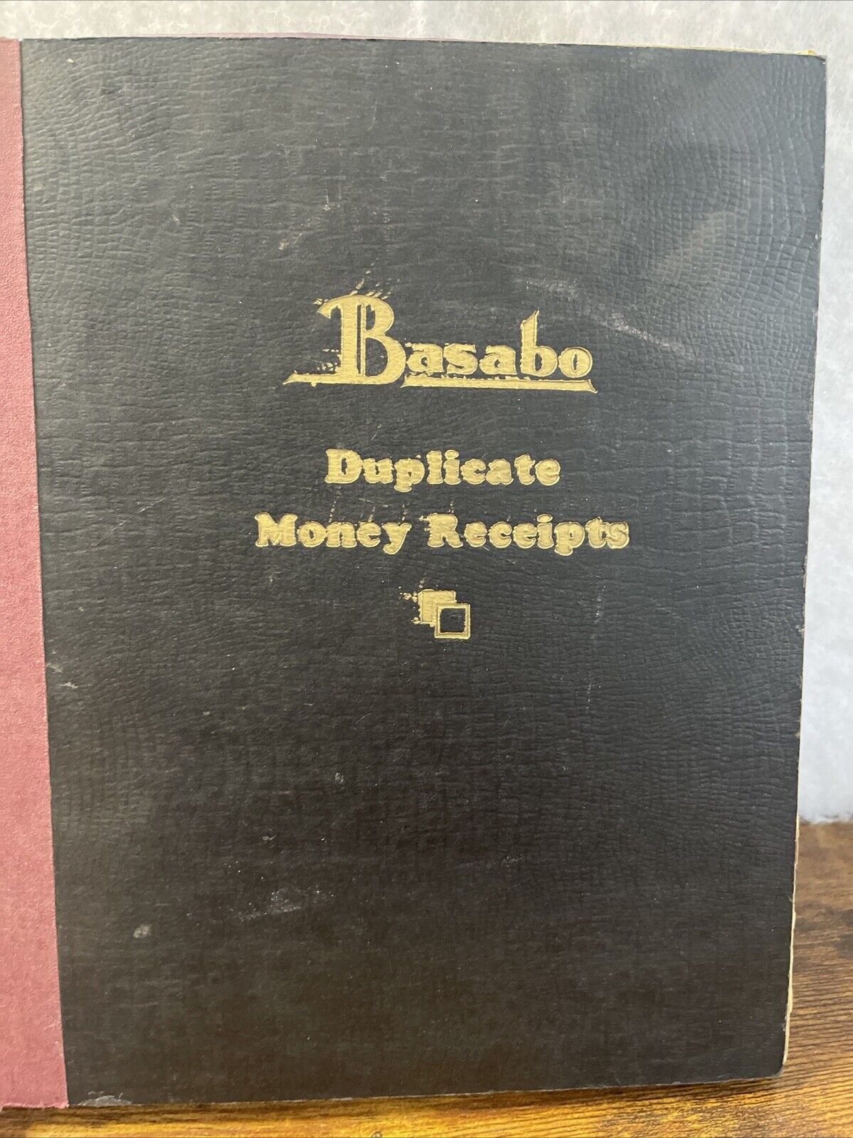Vintage Basabo Duplicate Money Receipts Book