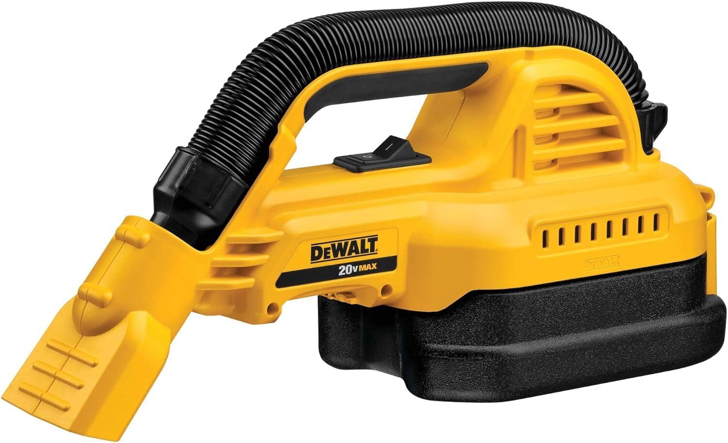 DEWALT 20V MAX Hand Vacuum, Cordless, for Wet or Dry Surfaces, 1/2-Gallon Tank,