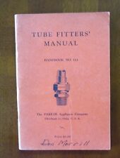 VINTAGE TUBE FITTERS MANUAL HANDBOOK 111 PARKER APPLIANCE CO picture