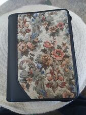 Vintage Style Tapestry 3 Ring Day Planner Zipper Organizer Binder At-a-Glance picture