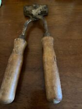 Vintage Wood Handled Animal Clippers /  Shears picture