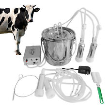 9L Cow Milker Machine Pulse Breast Pump Adjustable Pulsating Vacuum Milker picture