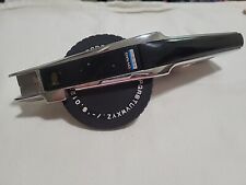 Vtg Dymo 1550 Label Maker With Spin Dial Metal Chrome and Black. READ picture