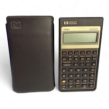 Vintage HP 17BII Hewlett Packard Business Calculator Carry Case Tested Works (1) picture
