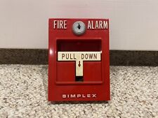 Vintage Simplex 4251-21 Fire Alarm Pull Station (Metal Button, Dual Contact picture