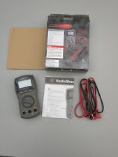 RadioShack 22–813 29 range digital multimeter, probes & box, ohmmeter diode test picture