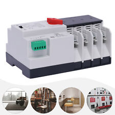 Dual Power Automatic Transfer Switch 4P 100A 110V Electrical Changeover Switch picture