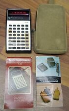 Vintage 1976 Texas Instruments TI-30 Calculator w/ Original Case & Manual WORKS picture