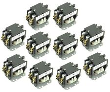 (10) AIR CONDITIONING Definite Purpose Contactor 2P  FLA 40A RES-50A 24V Coil picture