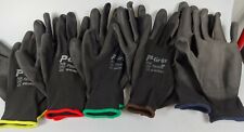 LOT OF 144 Pairs LIBERTY P-GRIP WORK GLOVES BLACK PU POLYURETHANE PALM SP4638BK picture