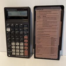 Texas Instruments 1992 BA-II Plus Calculator Advanced Business Analyst Vintage picture