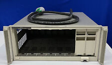 HP 66000A MPS MAINFRAME MODULAR DC POWER SYSTEM 8-SLOT & 3 QTY 16A DC CONNECTORS picture