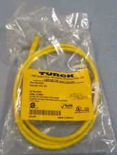 (Lot of 2) Turck PKG 4M-1-PSG 4M Electrical Cable U99-17490 125V 2A 4-Pin Conn. picture