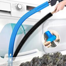 2 Pieces Dryer Vent Cleaner Kit Compatible with All Vacuum Cleaner, Blue  picture
