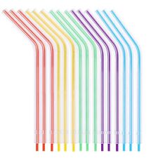 1000/2000 Dental Disposable Air Water Syringe Tips Spray Nozzle Crystal Rainbow picture