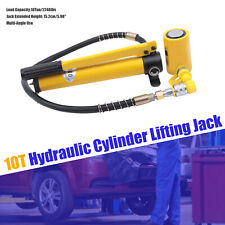 10T Hydraulic Ram cylinder jack RSC-1050 with CP-180 Hydraulic Hand Pump 10.2cm  picture