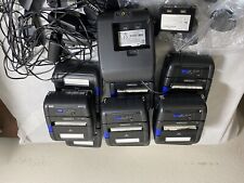 Lot of 10 Citizen CMP-30BT Thermal Mobile Receipt/Barcode Printer W/OEM Adapter picture