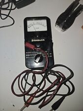 Vintage Simpson Model 372  With Cables, And Box. UNTESTED picture