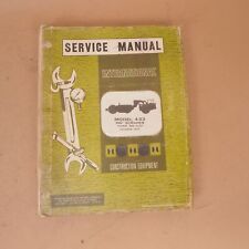 Vintage International 433 SM-433 Pay Scraper Service Manual picture