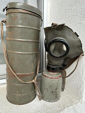 Vintage Military Army Gas Mask 1938 Year Soldier Unique WW2 Rare WWII + Box picture