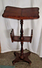 Vintage Book Podium Pedestal Stand,  Wood Podium, Comes Apart For Counter Top picture