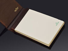 Vintage Rolex Leather Bound Dealer's Quote Pad / Notebook Slip picture