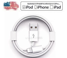 2-PACK OEM USB Data Fast Charger Cable Cord For Apple iPhone 5 6 7 8 X 11 12 MAX picture