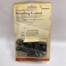 Vintage RadioShack 43-1237 Telephone Handset Phone Mini Recording Control New picture
