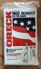 Oreck Vacuum Bags XL PK80009 Genuine High Density Filter Bags 9 Disposable Bags picture