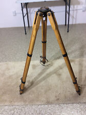 Vintage USCE Survey Tripod, Wood/metal,  Johnson Head, Working Condition picture