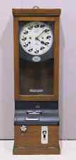 Large Vintage IBM Time Recorder Clock picture