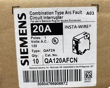10 BREAKERS SIEMENS 20AMP ARC FAULT  1 POLE  AFCI PLUG ON BRAND NEW picture
