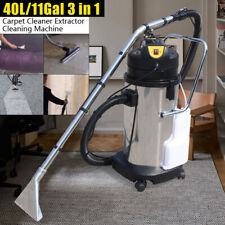 40L Commercial Carpet Cleaning Machine Carpet Cleaner 3in1 Vacuum Extractor 110v picture