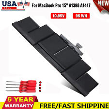 Genuine A1417 OEM Battery Apple Macbook Pro 15 Retina A1398 Mid 2012 Early 2013 picture