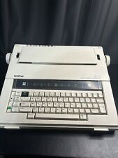 Vintage Brother AX-15 Electronic Portable Typewriter / NOT TESTED With Tray picture