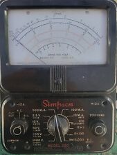 Vintage Simpson 260 Series 6 Analog Volt-Ohm Meter ammeter steampunk picture