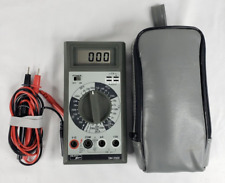 VINTAGE Heath Zenith Deluxe Digital Multimeter SM-2320 with Case - Tested picture